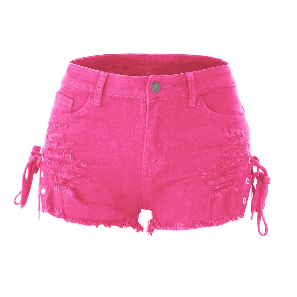 Y2k Women's Shorts Low Rise Mi - Shorts Denim Frayed ulasan dan harga
